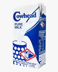 COWHEAD FRESH MILK  1L  BUNDLE OF 6 ( PURE MILK, CHOCO, STRAWBERRY,LACTOSE FREE, LITE, SLIM)