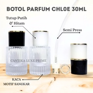 Chlo Perfume Bottle 30ML White Cap Cage Empty Glass Perfume Bottle 30ML