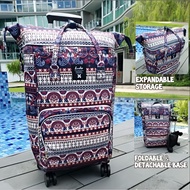 Resizeable 360° 4-Wheel Trolley Bag (SG Seller)