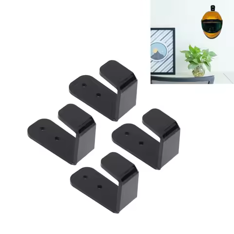 4PCS Display Bracket Black Hockey Stick Rack Acrylic Wall Mount Hockey Stick Hanger Versatile Durabl
