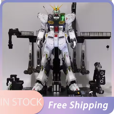 PG 1/60 Daban Rx-93 V Metal Structure Anime Figures Equipped With Floating Cannon Assembly Plastic M