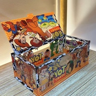 Acrylic Storage Box Toy Story Desktop Flip Candy Box Anti-dust Transparent High-value Cartoon ins St