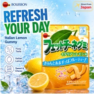 BOURBON Fettuccine Gummy Italian Lemon Sour Chewy Japanese Candy [Direct From Japan]