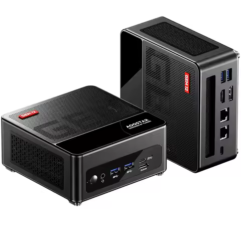 AOOSTAR Mini PC GEM12+ AMD Ryzen 7 PRO 8845HS/8745HS Windows 11 Radeon 780M WiFi6 BT5.2 USB4 HDMI2.1