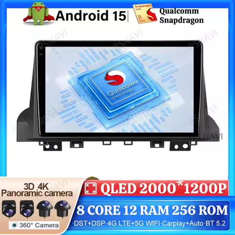 Android 15 Car Radio For JAC JS4 2020 - 2023 IEVS4 2019 - 2023 GPS Autoradio DVD 5G WIFI 4G LTE QLED