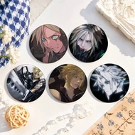 Popular characters Cloud Strife Tifa FF7  Custom Enamel Pin Badges 25mm 32mm 44mm 58mm Backpack Hat 