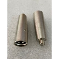 Canon MALE to FEMALE RCA Converter | XLR MALE to Female RCA