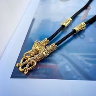 Thai original Buddha brand chain dragon head buckle necklace Thailand original Amulet chain dragon h