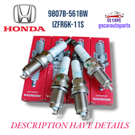 Ready stock Honda ngk iridium spark plug accord/city/civic/crv/jazz/odyssey/stream 9807B-561BW IZFR6