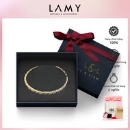 Vòng tay nữ Lyz and Liam Serpenti Viper L&L Cuff Gold LL2019GG - Gift Box Hộp quà tặng nơ đỏ