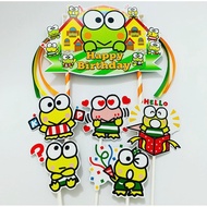 Keropi Birthday Cake Topper Birthday Cake Decoration/ Birthday Cake Topper/ Cake Topper/
