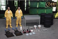 全新 1/12 閃回 閃回工作室 Breaking Bad 絕命毒師 化學實驗室 雙人套裝