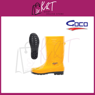 Goco 968 Black & Yellow Rain Boots | Rubber Boot | Kasut But Hujan Getah Hitam & Kuning
