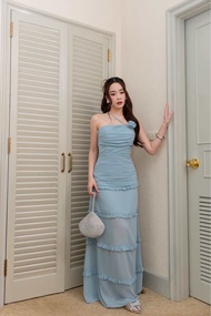 ✨Blossom Maxi Dress เดรสไปงานแต่ง เดรสออกงาน