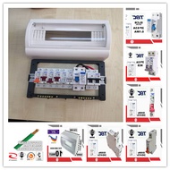 10 WAY Distribution Box DB Full Set Signal Phase 63a RCCB 0.1ma C/W MianSwitch 2Pole McB Foc Mcb Bar