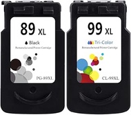LEBOK Remanufactured Fine Cartridges for Canon PG-89XL CL-99XL Ink Cartridges Replacement for PG 89