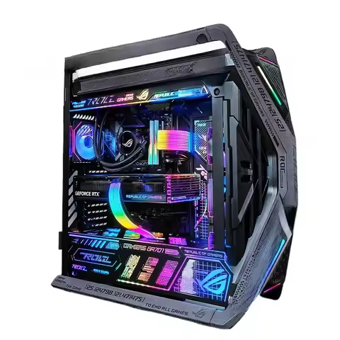 ROG family bucket desktop host i9 14900K/5090DIY assembled computer water cooling machine