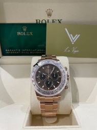 全新2023 年 Rolex 116505 choco 玫瑰金朱古力Daytona