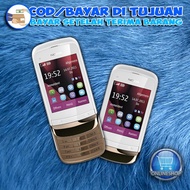 HP Nokia C2-02 Sliding - HP Jadul - Layar Sentuh - HP Sliding