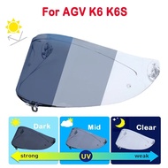 Photochromic Shield Visor Lenses for  AGV K6 K6S Visor Full Face Viseira Capacete Racing Helmet Part