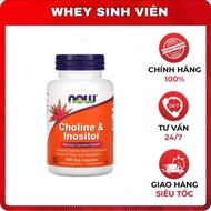 Now Choline & Inositol (100 tablets) Supports Brain, Liver, Cardiovascular and Nervous System Health