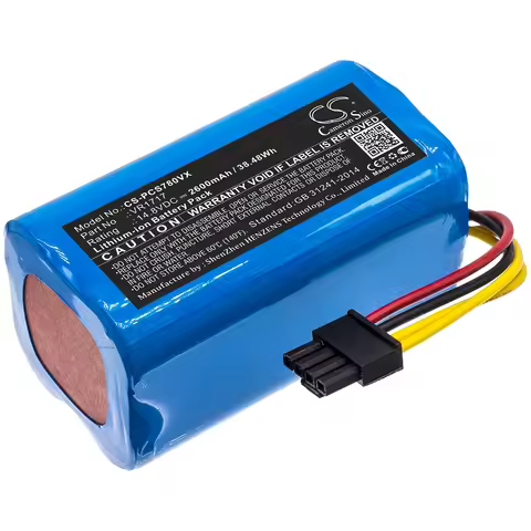 Li-ion Vacuum Battery for Proscenic, Airrobo, SUZUKA, ROVUS, 14.8V, 2600mAh, Compatible Models: P10,