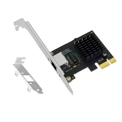 RTL8125B Chip 2.5G PCI-E To RJ45 Network Card 100/1000/2500Mbps Ethernet LAN Adapter Pcie X1 Wired N