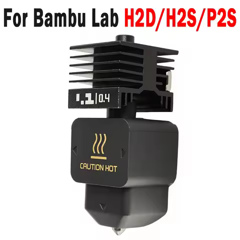 High Flow For Bambu Lab H2D/H2S P2S Hotend 0.4MM 0.6 0.8 High Quality Fast Printing Upgrade Quick Sw