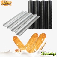ZOOMING Baguette Mold, 2/4 Grooves Waves Baguette Baking Tray,  French Bread Toast Nonstick Baking T