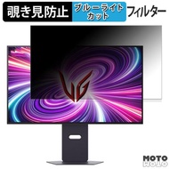 LG 32GS95UV-B / 32GS95UV-W 31.5インチ 16:9 対応 覗き見防止 プライバシーフィルター ブルーライトカット 保護フィルム 反射防止