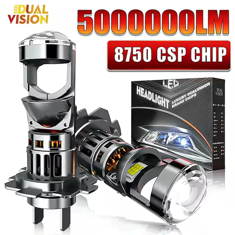 3500W H7 H4 LED Canbus Light 1:1 Mini Size Car Headlight With Projector Lens H11 H8 9005 9006 HB3 HB