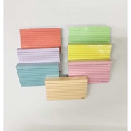 JC'S COLORED INDEX CARD 3*5/4*6/5*8(100pcs per set)1color per set/no choosing of colors