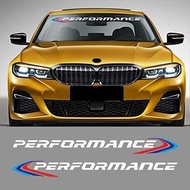 2Pieces 37" Reflective Vinyl 2019 New Styling Performance Front Rear Windshield Banner Window Decal 
