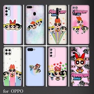 Casing OPPO R9 R9S F1 Plus Find X5 X5 Pro Black silicone protective cover TPU Powerpuff Girls