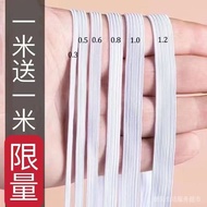 0.3 Ultra-Thin Flat Elastic Band for Dolls Black and White Mini Elastic Band for Doll Clothes and Pa
