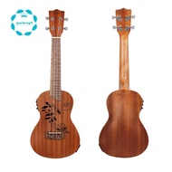 IRIN 24 Inch Concert Electroacoustic Ukulele Abalone Shell Edge 18 Fret Four Strings Hawaii Guitar With Built-In EQ Pickup