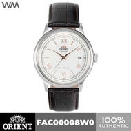 Orient 2nd Generation Bambino White Dial Formal Dress Leather Automatic Watch FAC00008W0