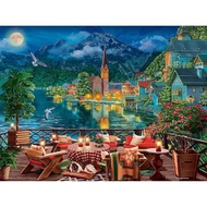 Jigsaw Puzzle PieceRelax-Evening by the Lake in Hallstatt 1008 Piece. Plastic in Thailand Yes