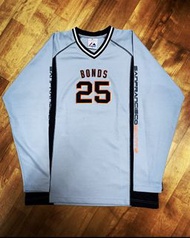 Vintage MLB Majestic San Francisco Giants Barry Bonds Sweatshirt 舊金山巨人隊邦爺透氣大學T