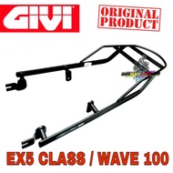 MONORACK GIVI EX5 CLASS/WAVE 100 HONDA MOTOR ORIGINAL BOX GIVI TOPBOX BOX ALUMINIUM YAMAHA MODENAS K