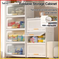 Salvo Foldable Drawer Storage Cabinet Wardrobe Almari Baju Home Kitchen Cabinet Almari Dapur Bertutu