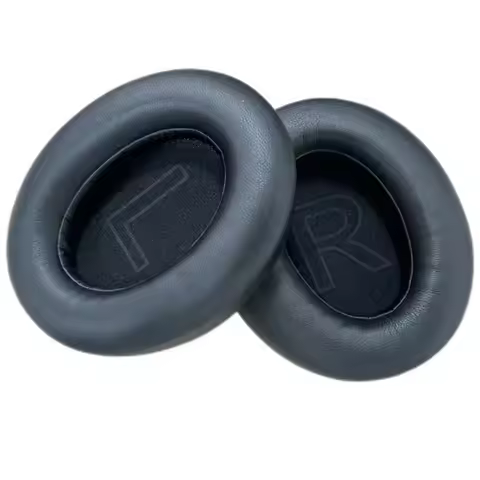 1Pair Replacement Ear Pads Protein Leather Soft Ear Cushion Memory Foam Earpads for Anker Soundcore 