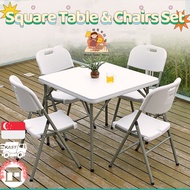 [SG] Table and Chair Set ✨ Foldable Table Foldable Chair Outdoor Table Outdoor Chair