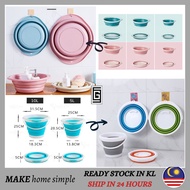 Premium Collapsible Foldable Pail Bucket Foldable Wash Basin home kitchen bathroom Folding Car Wash 
