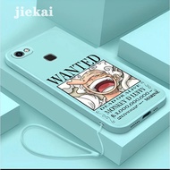 She Shell VIVO V7 V7 PLUS Phone Case Silicone Shock-resistant Cute Cartoon One Piece Luffy Bounty Picture