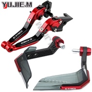 รถจักรยานยนต์พับขยายเบรคคลัทช์ Levers Guard Protector สําหรับ KYMCO XCITING 250 300 500 400 DOWNTOWN