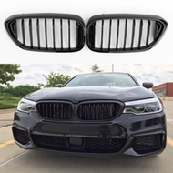 BMW G30 5 SERIES 2017-2018 FRONT BUMPER GRILL  GLOSSY BLACK + M COLOR