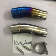 Slip-on Pipe Link For NInja 400 Z400 Exhaust Pipe Modification Connect to 51MM I.D Mufflers