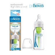 Dr. Brown’s Narrow Glass Options+ Baby Bottle, 2-Pack [Assorted Sizes]