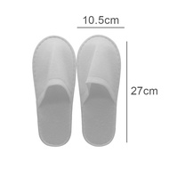 1pair Cloth Simple Slippers Men Women Hotel Travel Spa Portable Home Disposable Flip Flop Soft Non-Slip 28cm Perfect for Home, Hotel, or Commercial Use
